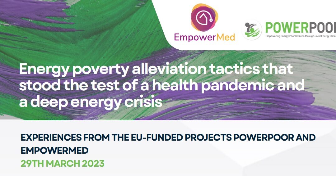 PowerPoor i EmpowerMed organiziraju događaj o taktikama za smanjenje energetskog siromaštva u Bruxellesu