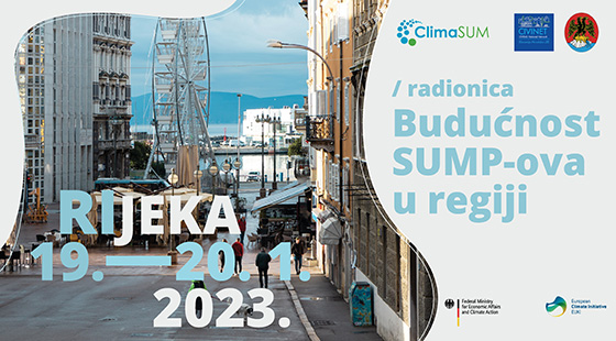Poziv na dvodnevnu radionicu u Rijeci: Budućnost SUMP-ova u regiji