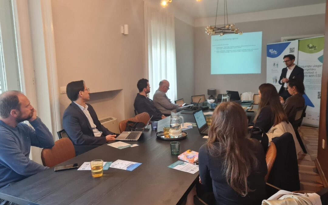 Održana druga konzultacijska radionica projekta ESI 2.0: Ulaganje dovodi do uštede