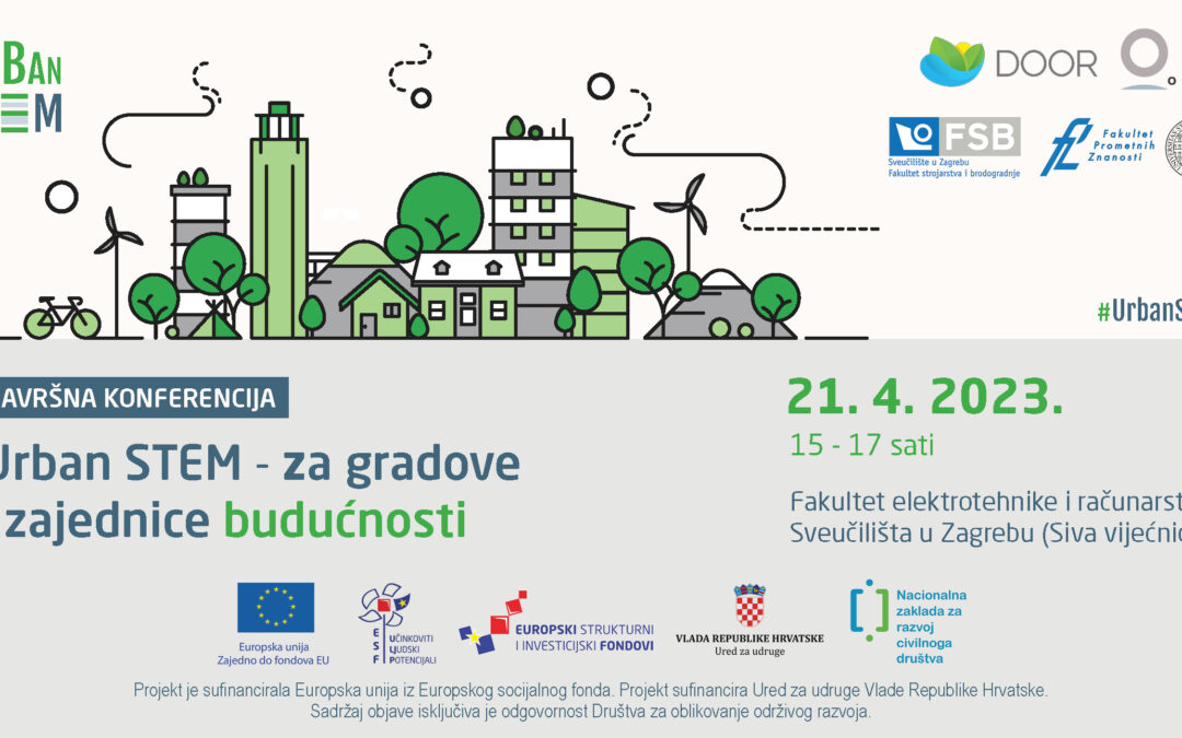 Na završnoj konferenciji projekta UrbanSTEM bit će predstavljeni rezultati projekta