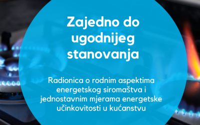 Proveli smo radionicu o rodnim aspektima energetskog siromaštva i jednostavnim mjerama energetske učinkovitosti u kućanstvu