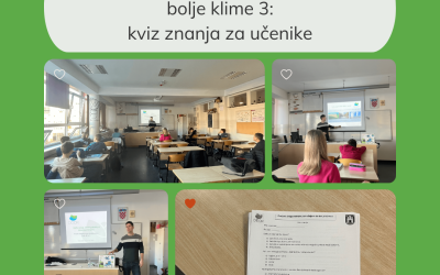 Još jedan kviz znanja za učenike u sklopu projekta Odgovornom potrošnjom do bolje klime 3