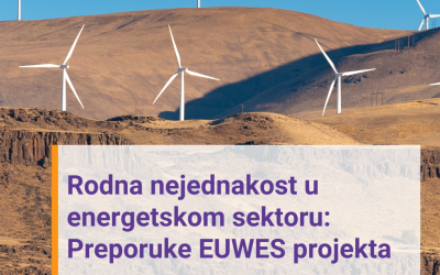 Rodna nejednakost u energetskom sektoru: Preporuke EUWES projekta