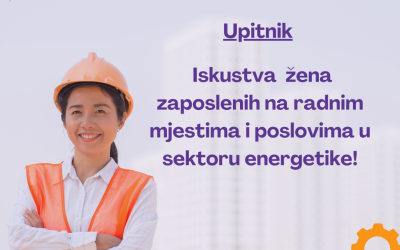 Iskustava žena zaposlenih na radnim mjestima i poslovima u sektoru energetike
