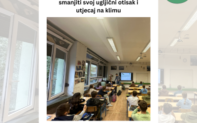 Educirali smo učenike kako smanjiti svoj ugljični otisak i utjecaj na klimu