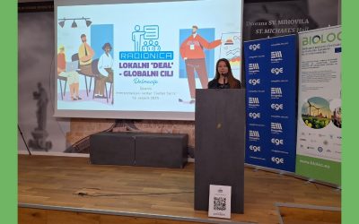 Predstavili smo projekt BIOLOC na konferenciji “Lokalni ‘DEAL’ – Globalni cilj 2025.”