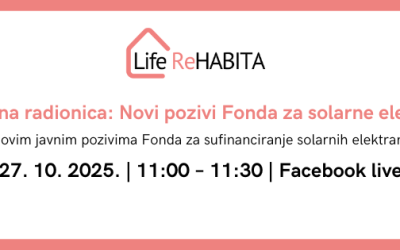 Besplatna informativna radionica: Novi javni pozivi Fonda za sufinanciranje solarnih elektrana