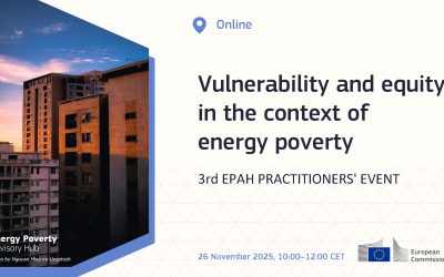 3. EPAH događaj za praktičare: Ranjivost i pravednost u kontekstu energetskog siromaštva u središnjoj i sjevernoj Europi