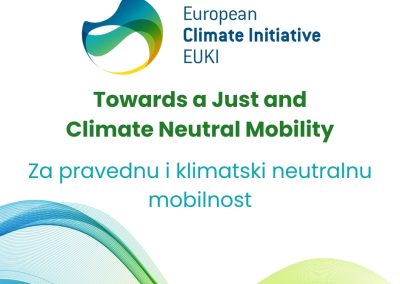 Towards a Just and Climate Neutral Mobility / Za pravednu i klimatski neutralnu mobilnost 