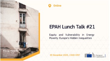 21. Lunch Talk: Pravednost i ranjivost u energetskom siromaštvu – skrivene europske nejednakosti.