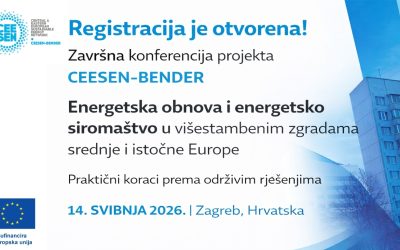 Energetska obnova i energetsko siromaštvo u fokusu CEESEN-BENDER završne konferencije u Zagrebu 